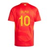 Maillot de Supporter Espagne Dani Olmo 10 Domicile Euro 2024 Pour Enfant